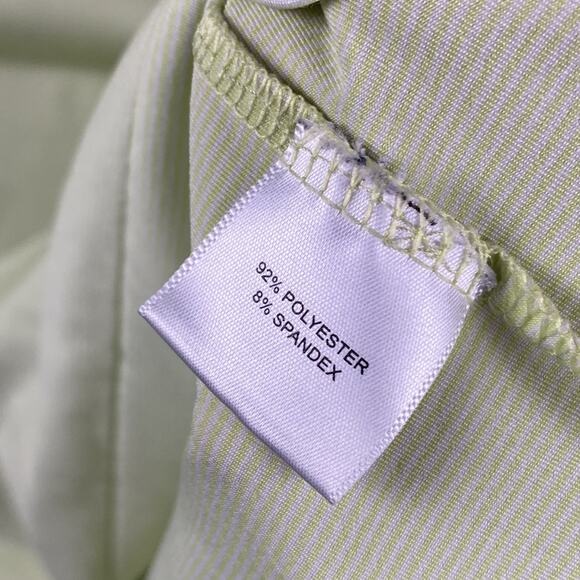 Peter Millar Mens XL Summer Comfort Polo Shirt Light Green Berry Hills Golf - Picture 7 of 8